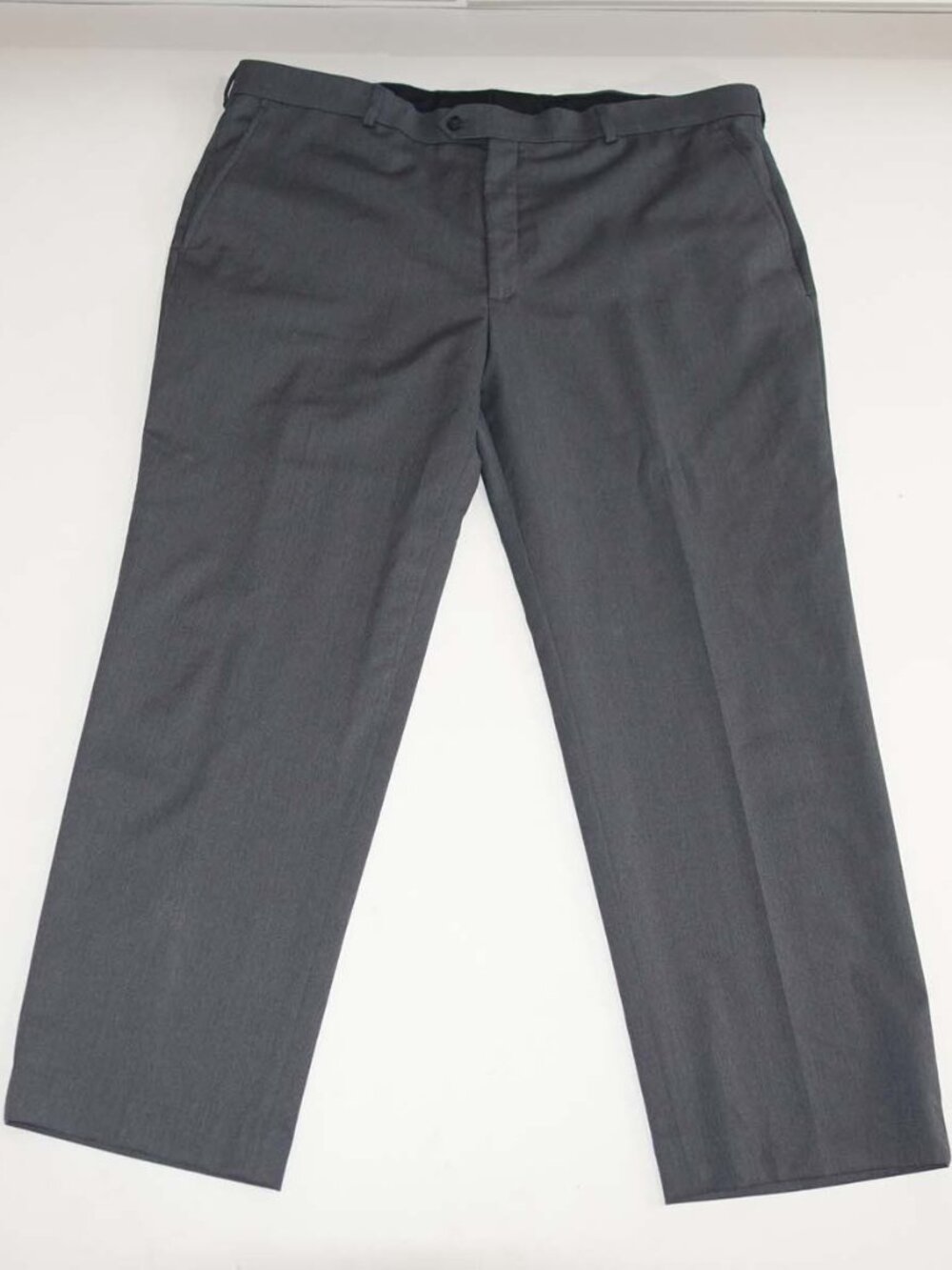 Stafford Men's Travel Classic Fit Suit Separate Pants 44 x 30 Medium Gray Wool